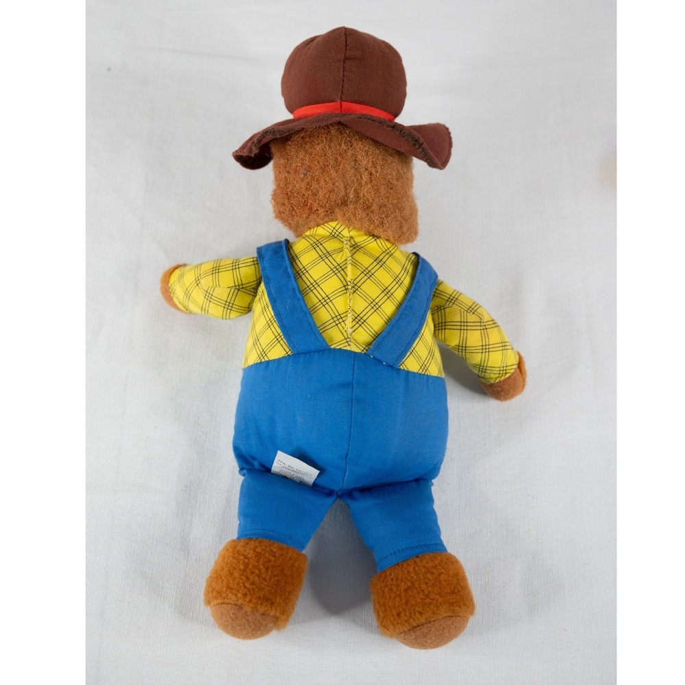 Fisher-Price Papa Berenstain Bear Plush Kids 12in Brown Good Vintage 1982 778 - Picture 2 of 5